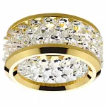 Встраиваемый светильник Lightstar Onora Grande 031802 Цвет арматуры золото Цвет плафонов прозрачный от ImperiumLoft