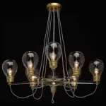 Подвесная люстра MW-Light Атмосфера 699010708 Цвет арматуры бронза Цвет плафонов прозрачный от ImperiumLoft