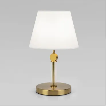 Настольная лампа декоративная Eurosvet Conso 01145/1 латунь от ImperiumLoft