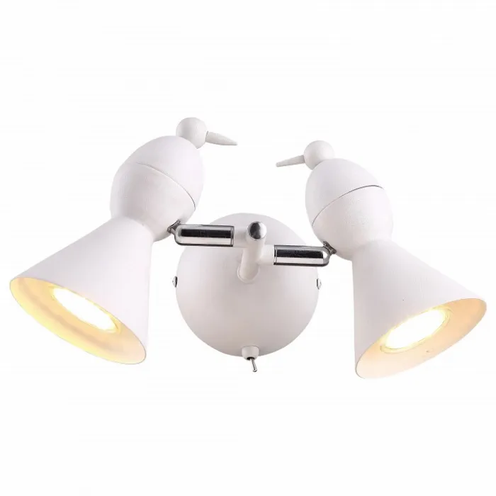Бра Arte Lamp Picchio A9229AP-2WH Цвет арматуры белый Цвет плафонов белый от ImperiumLoft