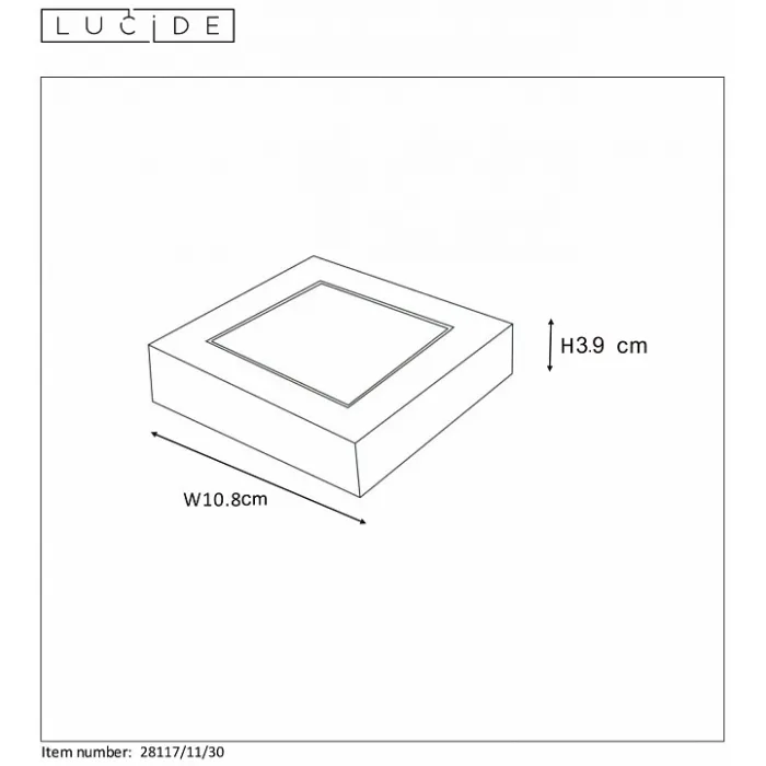Накладной светильник Lucide 28117/11/30 от ImperiumLoft