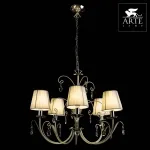 Подвесная люстра Arte Lamp Romana Snow A1743LM-5WH Цвет арматуры белый Цвет плафонов белый от ImperiumLoft