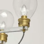 Подвесная люстра MW-Light Атмосфера 699010708 Цвет арматуры бронза Цвет плафонов прозрачный от ImperiumLoft