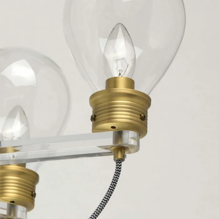 Подвесная люстра MW-Light Атмосфера 699010708 Цвет арматуры бронза Цвет плафонов прозрачный от ImperiumLoft