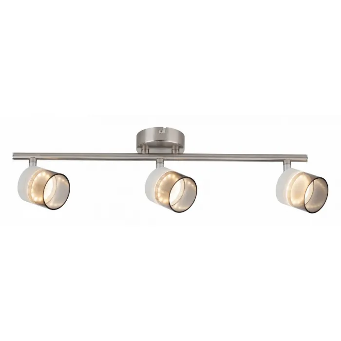 Спот TopLight Rosa TL1230Y-03SN Цвет арматуры никель Цвет плафонов прозрачный от ImperiumLoft