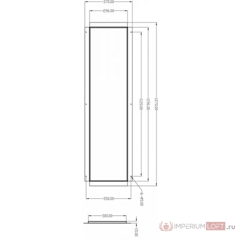 Рамка на 1 светильник Deko-Light 930233 Цвет арматуры белый от ImperiumLoft