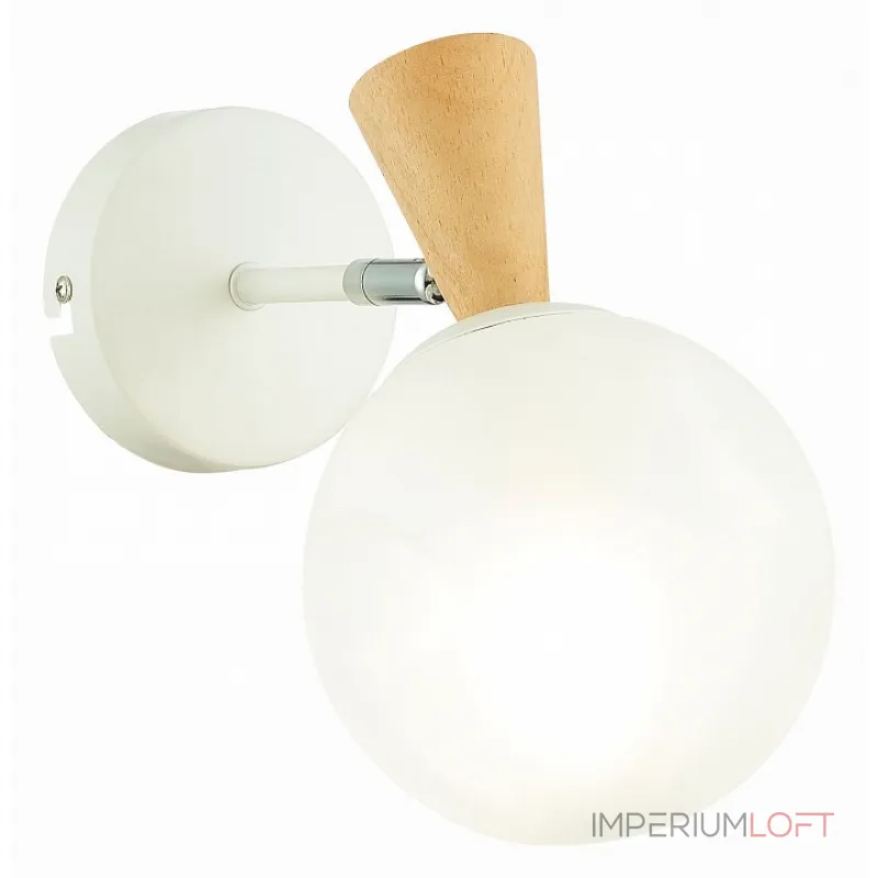 Бра EVOLUCE Catania SLE220701-01 Цвет арматуры Коричневый Цвет плафонов Белый от ImperiumLoft Бра EVOLUCE Catania SLE220701-01 Цвет арматуры Коричневый Цвет плафонов Белый от ImperiumLoft