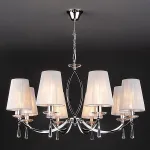 Подвесная люстра Eurosvet Valery 60079/8 хром от ImperiumLoft