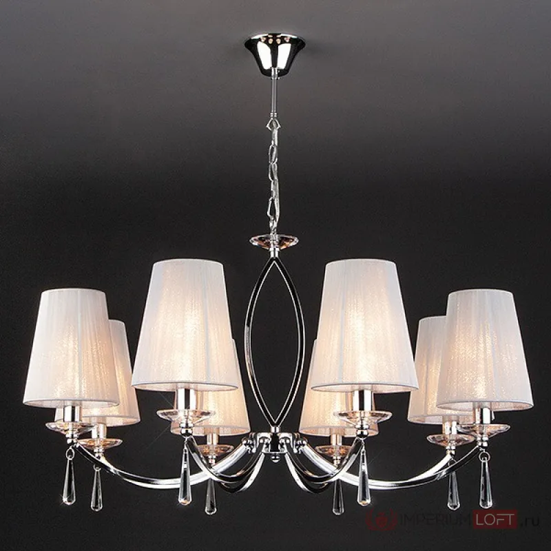 Подвесная люстра Eurosvet Valery 60079/8 хром от ImperiumLoft