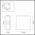 Накладной светильник Odeon Light Vista 4258/8WL Цвет плафонов белый Цвет арматуры белый от ImperiumLoft