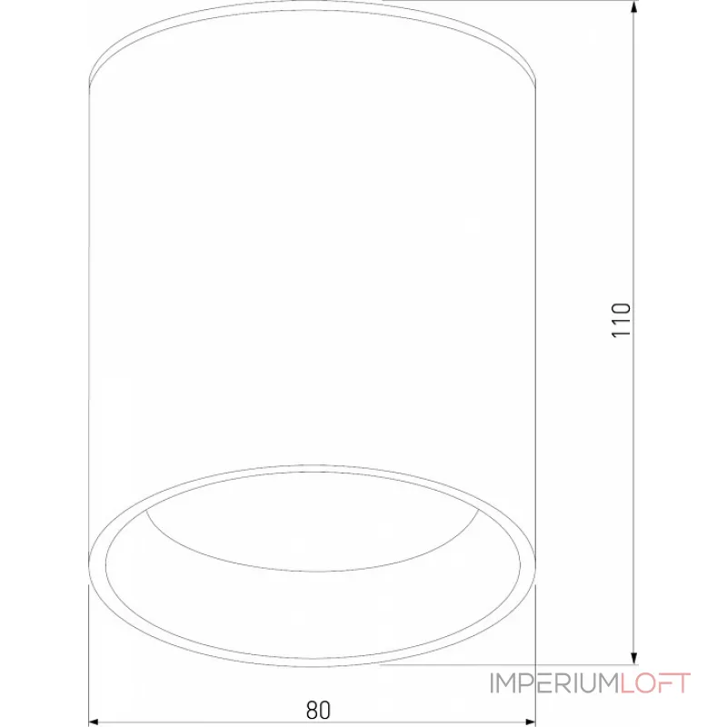 Накладной светильник Elektrostandard Light LED 35130/H серый