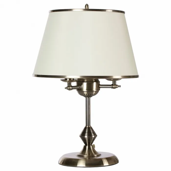 Настольная лампа декоративная Arte Lamp Alice A3579LT-3AB Цвет арматуры бронза Цвет плафонов кремовый от ImperiumLoft