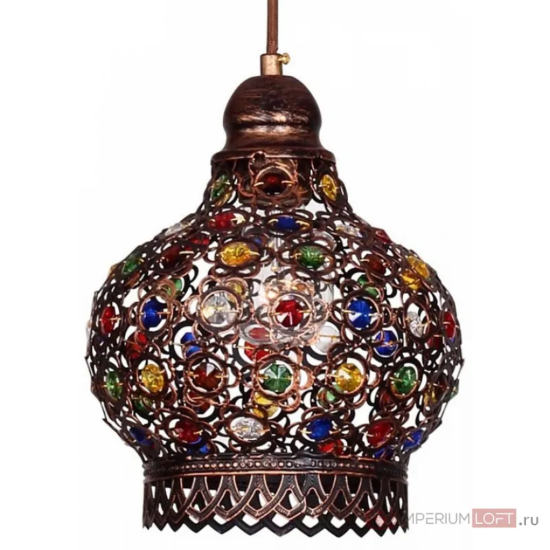 Подвесной светильник Favourite Latifa 1666-1P Цвет арматуры коричневый Цвет плафонов коричневый от ImperiumLoft