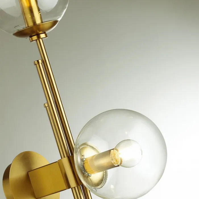 Бра Odeon Light Brazeri 4799/3W Цвет плафонов прозрачный Цвет арматуры бронза от ImperiumLoft