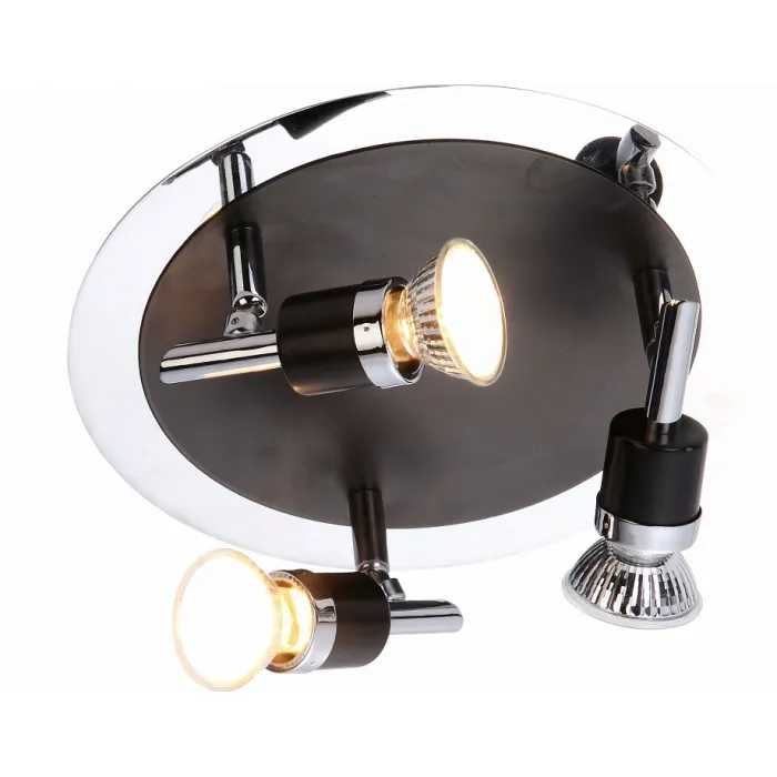 Спот Globo Diamondbacks 57600-3 Цвет арматуры хром от ImperiumLoft
