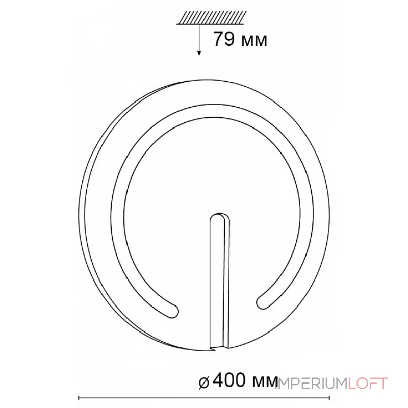 Накладной светильник Sonex Button 3041/DL Цвет плафонов хром от ImperiumLoft Накладной светильник Sonex Button 3041/DL Цвет плафонов хром от ImperiumLoft