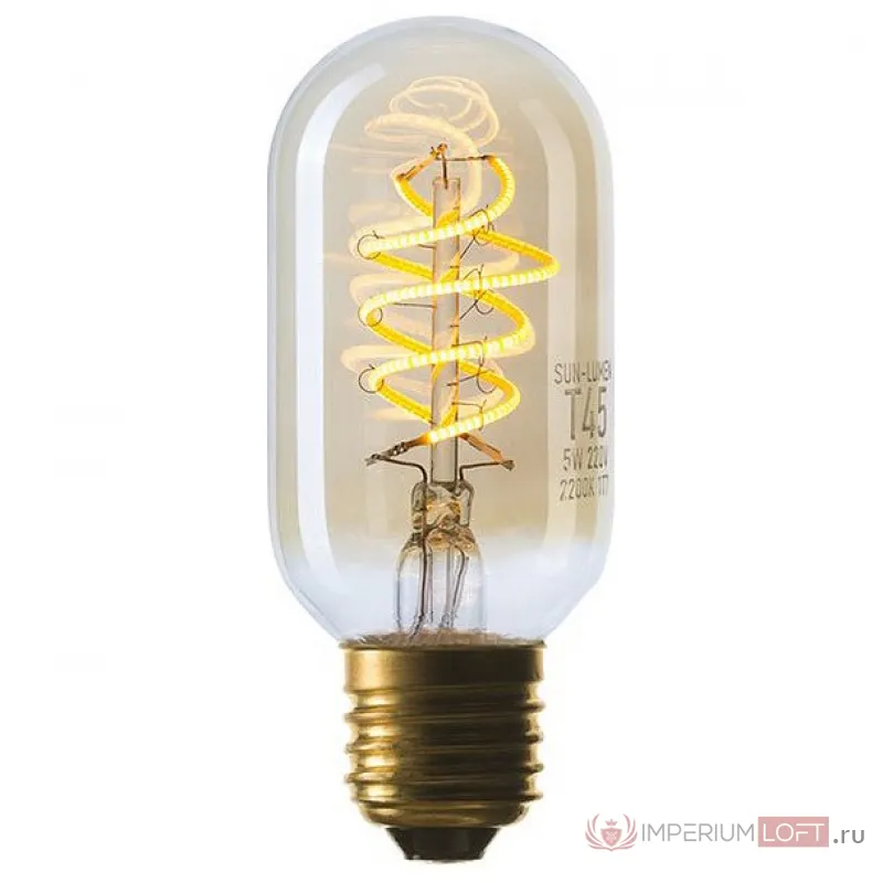 Лампа светодиодная Sun Lumen T45 E27 5Вт 2200K 057-387 от ImperiumLoft