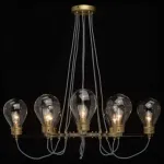 Подвесная люстра MW-Light Атмосфера 699010708 Цвет арматуры бронза Цвет плафонов прозрачный от ImperiumLoft