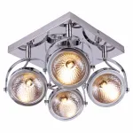 Спот Arte Lamp Alieno A4506PL-4CC Цвет арматуры хром Цвет плафонов хром