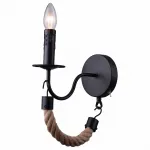 Бра Arte Lamp Marsiglia A8956AP-1BK Цвет арматуры коричневый Цвет плафонов разноцветный