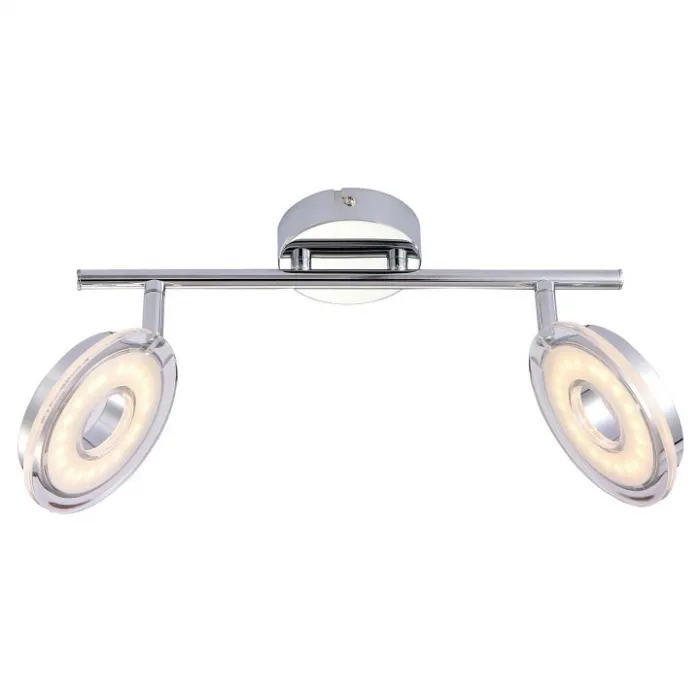 Спот Arte Lamp Fascio A8971AP-2CC Цвет арматуры хром Цвет плафонов белый от ImperiumLoft