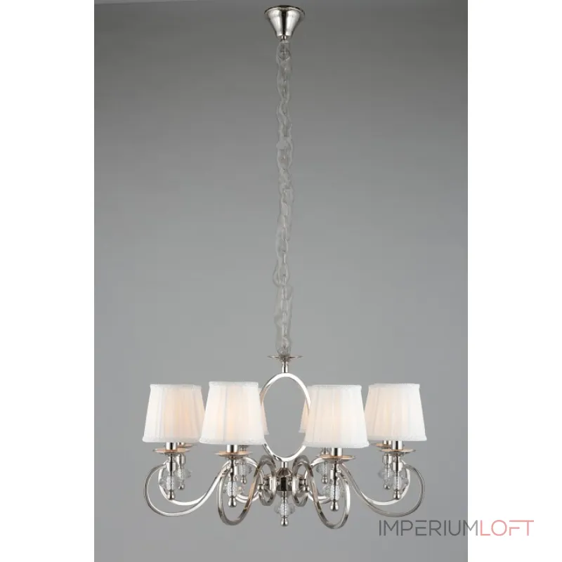 Подвесная люстра Aployt Reni APL.717.03.08 Цвет арматуры хром Цвет плафонов белый от ImperiumLoft Подвесная люстра Aployt Reni APL.717.03.08 Цвет арматуры хром Цвет плафонов белый от ImperiumLoft