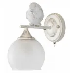 Бра Arte Lamp Gemelli A2150AP-1WG Цвет плафонов белый Цвет арматуры золото