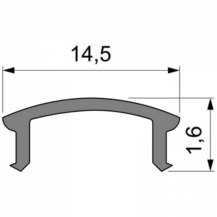 Профиль накладной  Deko-Light F-01-10 983518 от ImperiumLoft