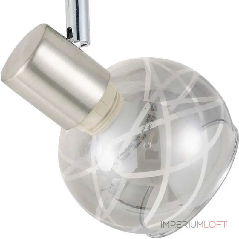 Спот TopLight Kristal TL1236Y-02SN Цвет арматуры никель Цвет плафонов серый