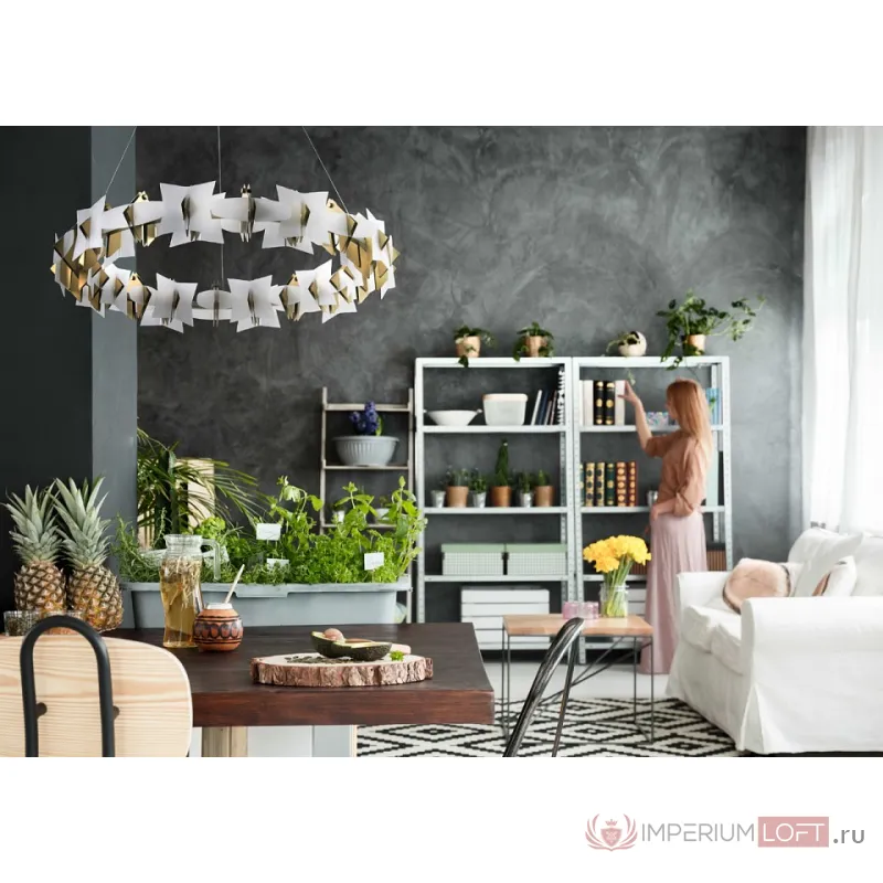Подвесной светильник DeMarkt Без семьи 661018401 от ImperiumLoft