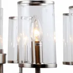 Подвесная люстра Stilfort Vase 1046/11/08P Цвет плафонов серый Цвет арматуры черный