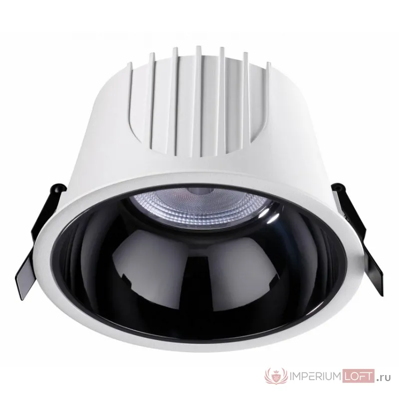 Встраиваемый светильник Novotech Knof 358703 Цвет арматуры черно-белый от ImperiumLoft