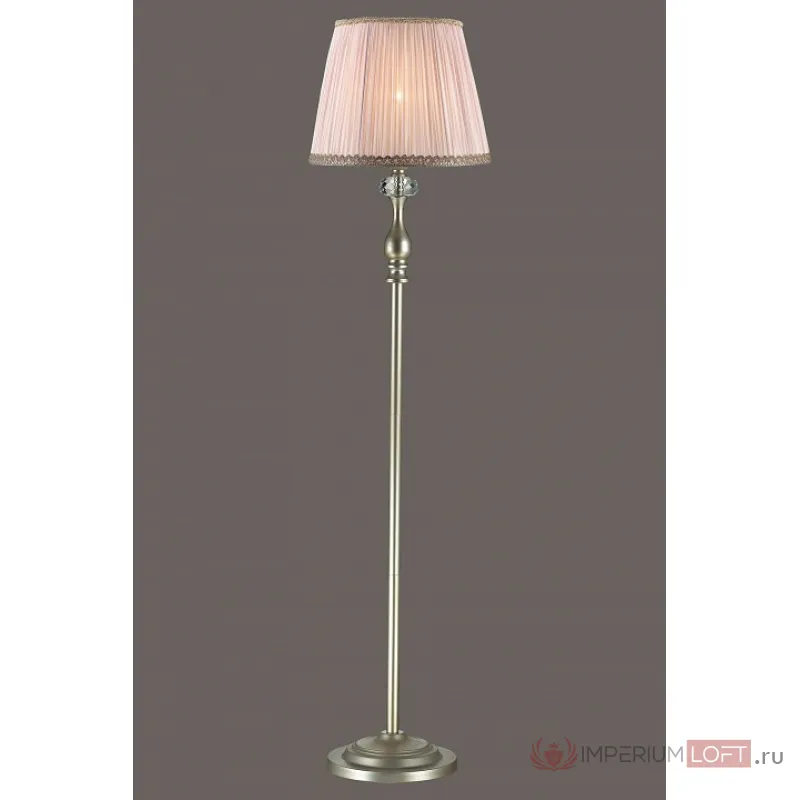 Торшер Odeon Light Aurelia 3390/1F Цвет плафонов коричневый Цвет арматуры серебро от ImperiumLoft