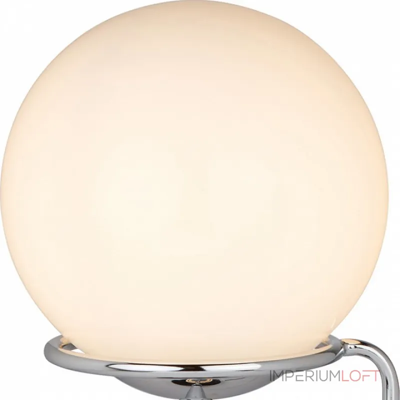 Настольная лампа декоративная Arte Lamp Bergamo A2990LT-1CC Цвет арматуры хром Цвет плафонов белый