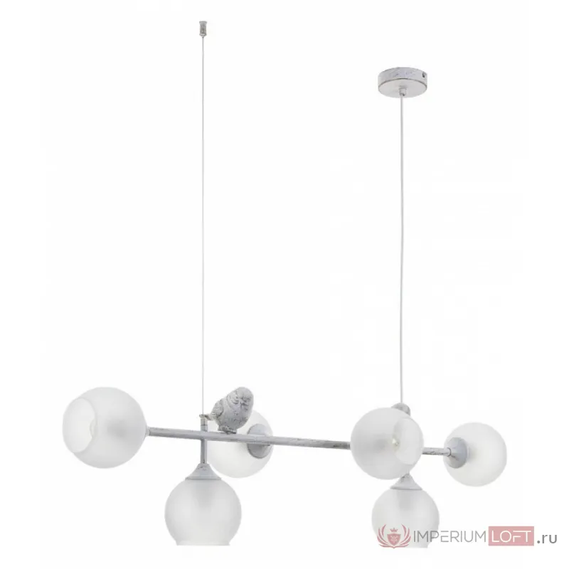 Подвесной светильник Arte Lamp Gemelli A2150SP-6WG Цвет арматуры Белый Цвет плафонов Белый от ImperiumLoft