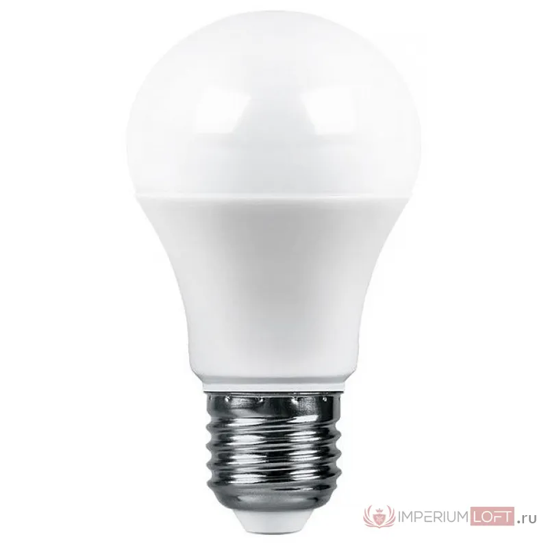 Лампа светодиодная Feron LB-1009 E27 9Вт 2700K 38026 Цвет арматуры никель Цвет плафонов белый от ImperiumLoft