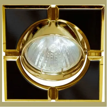 Встраиваемый светильник Feron Saffit 098T-MR16-S 17662 Цвет арматуры золото от ImperiumLoft