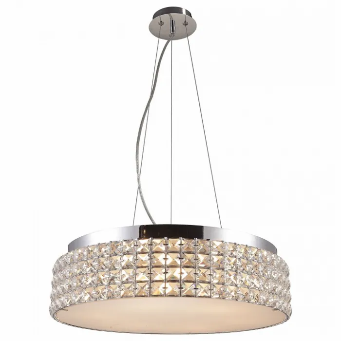 Подвесной светильник TopLight Imogene TL1162-6H Цвет арматуры хром Цвет плафонов прозрачный от ImperiumLoft
