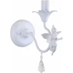 Бра Arte Lamp Angelina A5349AP-1WH Цвет арматуры белый Цвет плафонов прозрачный