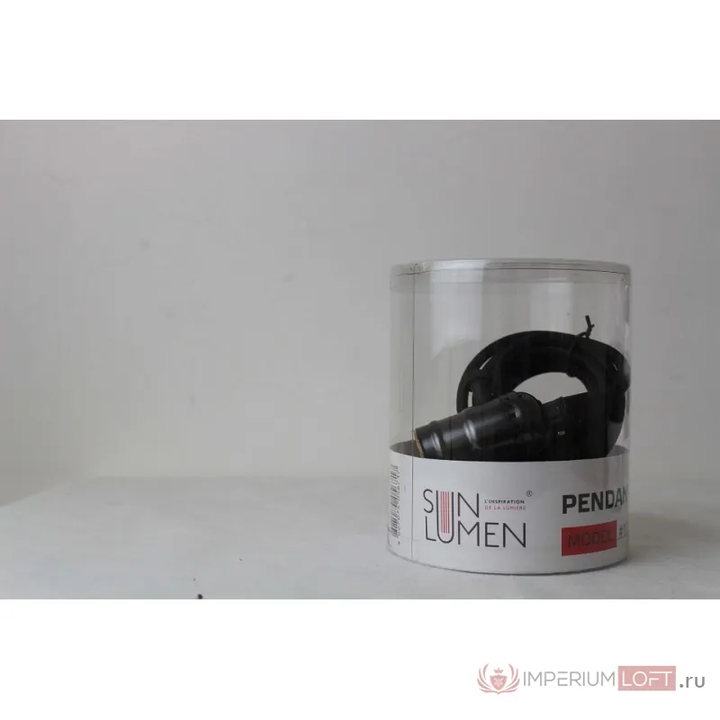 Подвесной светильник Sun Lumen 056-717 Цвет арматуры черный от ImperiumLoft