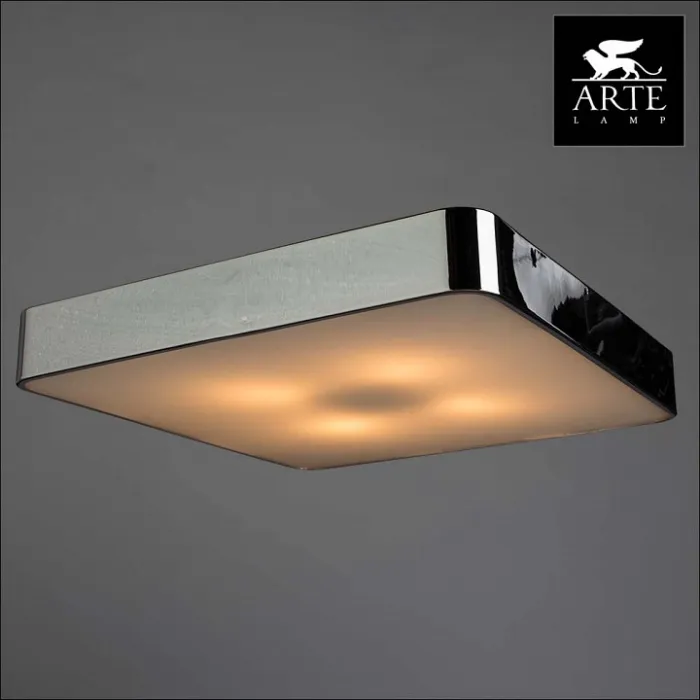 Накладной светильник Arte Lamp Cosmopolitan A7210PL-4CC Цвет арматуры хром Цвет плафонов белый от ImperiumLoft