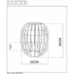Настольная лампа декоративная Lucide Reda 78599/01/30