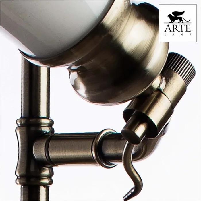Спот Arte Lamp Vento A9231AP-2AB Цвет арматуры бронза Цвет плафонов белый от ImperiumLoft