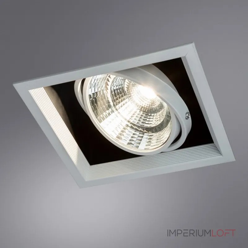 Встраиваемый светильник Arte Lamp Merga A8450PL-1WH Цвет арматуры Белый Встраиваемый светильник Arte Lamp Merga A8450PL-1WH Цвет арматуры Белый