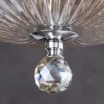 Накладной светильник Divinare Lianto 4001/02 PL-2 Цвет арматуры хром Цвет плафонов коричневый от ImperiumLoft