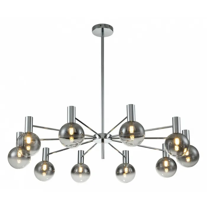 Люстра на штанге Indigo Collana 13015/10R Chrome от ImperiumLoft