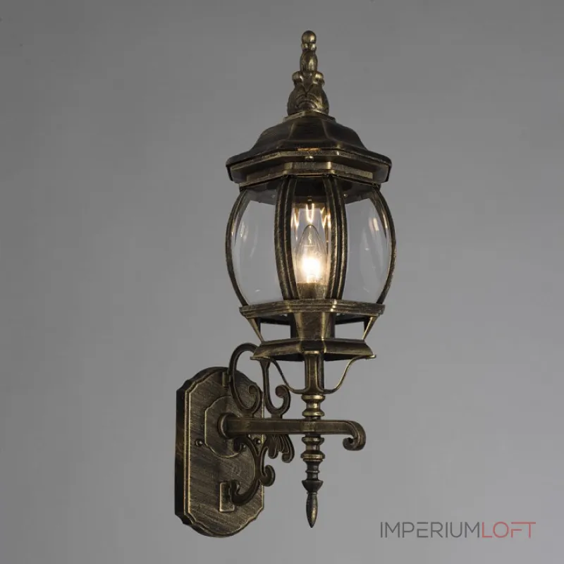 Светильник на штанге Arte Lamp Atlanta A1041AL-1BN Цвет арматуры бронза Цвет плафонов прозрачный
