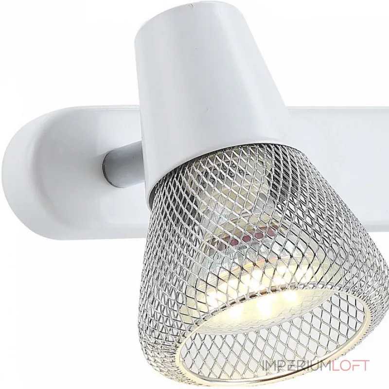 Спот Arte Lamp 9268 A9268AP-2WH Цвет арматуры хром Цвет плафонов хром
