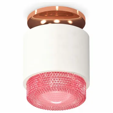 Накладной светильник Ambrella Techno 292 XS7510142 Цвет арматуры бронза Цвет плафонов розовый от ImperiumLoft