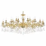 Подвесная люстра Maytoni Monica DIA883-PL-30-G Цвет арматуры золото Цвет плафонов прозрачный от ImperiumLoft